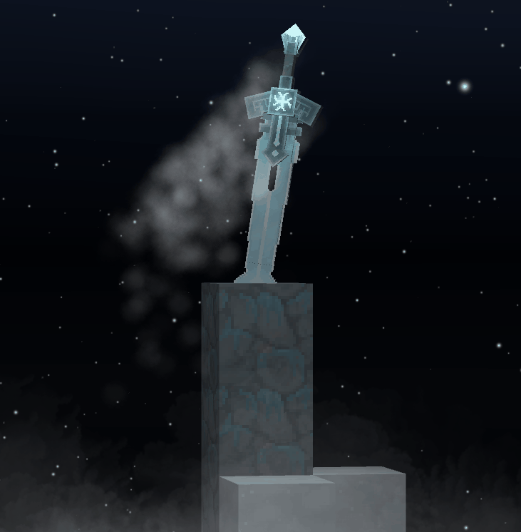 Wintersfrost in a mountain peak